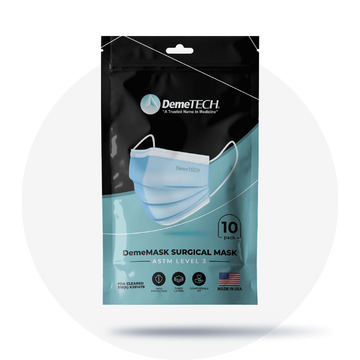 Surgical Disposable Mask ASTM Level 3 (Bag of 10), Size: Regular